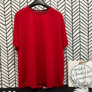 Clearance! ⚠️ Athletic Works Ruby Red DriWorks Casual Crew SS Shirt, Sz 2XL